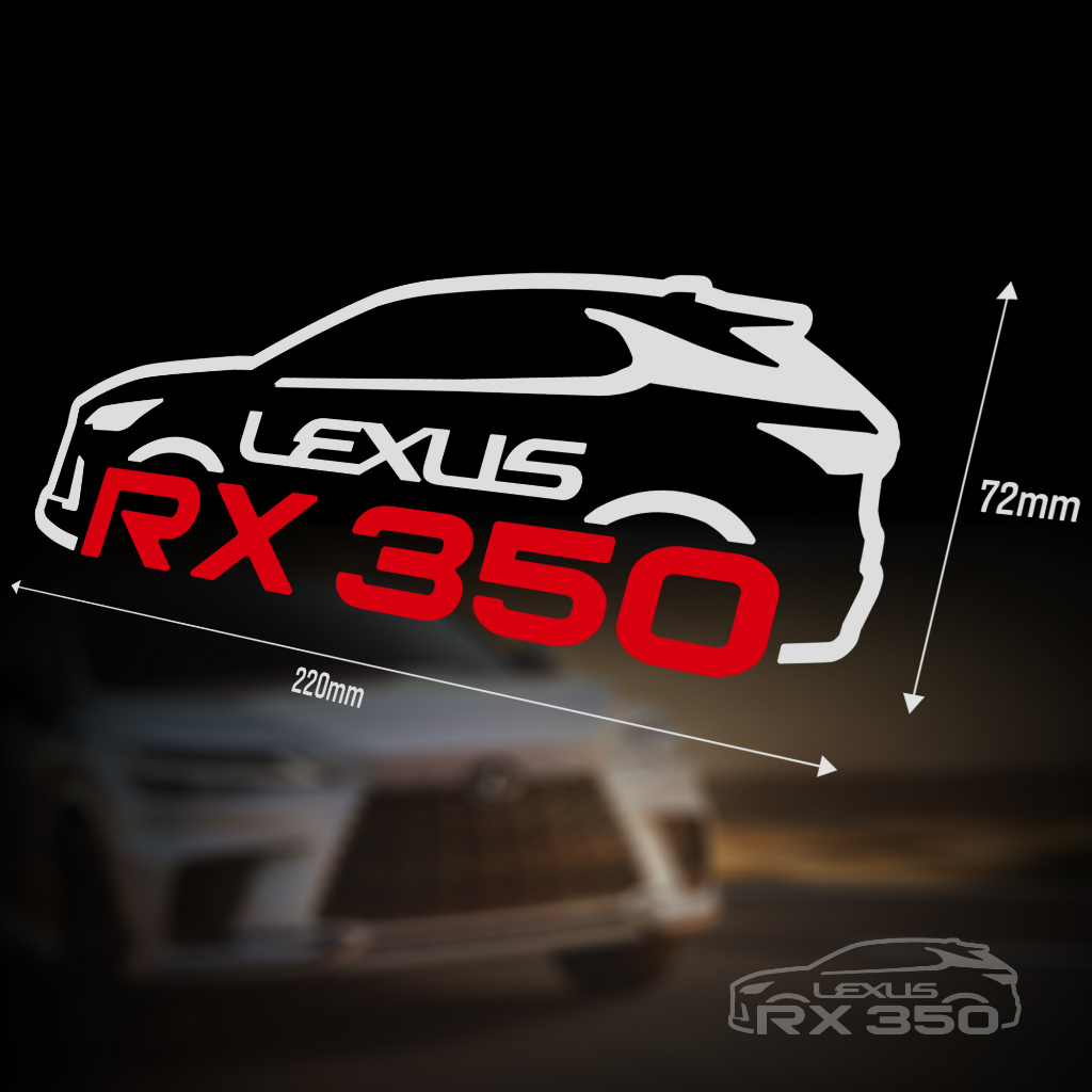 LEXUS RX350 車型 車貼