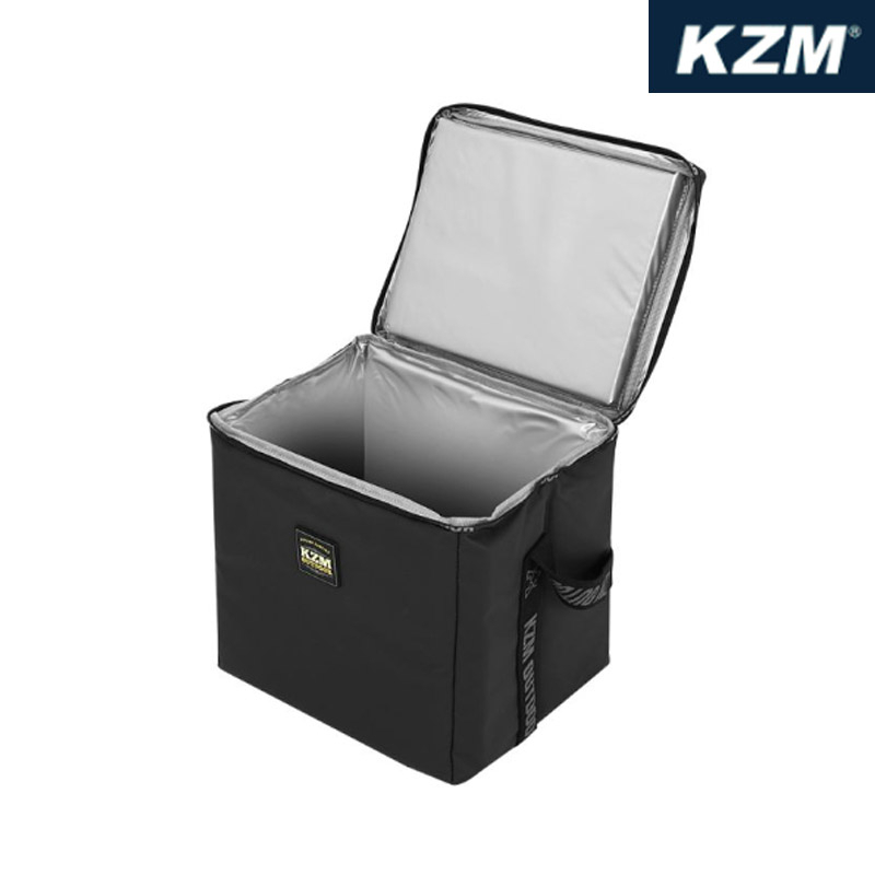 【Kazmi】KZM 素面個性保冷袋15L(黑色) K20T3K007