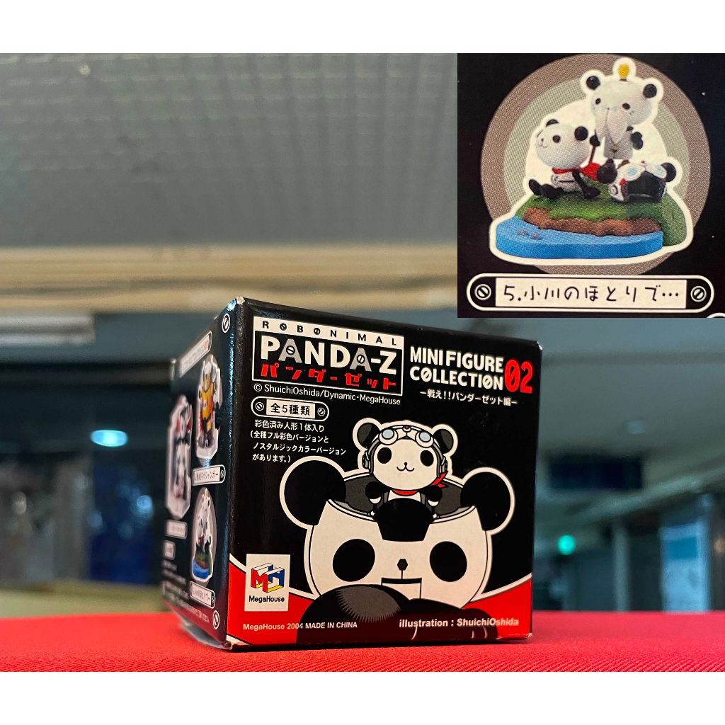 H 櫃 ： NO.5 熊貓鐵金剛 PANDA-Z MINI FIGURE 場景 精選 第2彈 盒玩　天貴