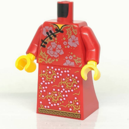 &lt;樂高人偶小舖&gt;正版樂高LEGO 特殊人偶 身體+腳15 農曆新年 新春廟會 舞龍舞獅 城市