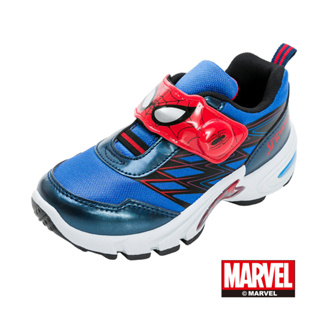 麻糬鞋屋【Marvel 漫威】蜘蛛人 童電燈運動鞋-藍黑/MNKX35206