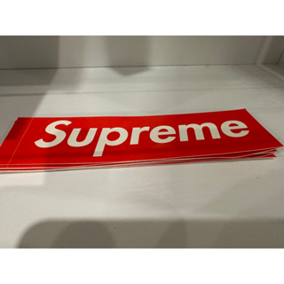 Supreme Box Logo Sticker 正版 logo 紅色 行李箱 防水貼紙