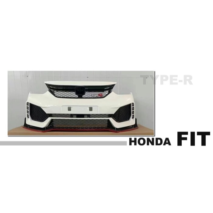 超級團隊S.T.G HONDA FIT 四代 4代 21 22 年 TYPE-R 式樣 前保桿 素材 TR 前大包