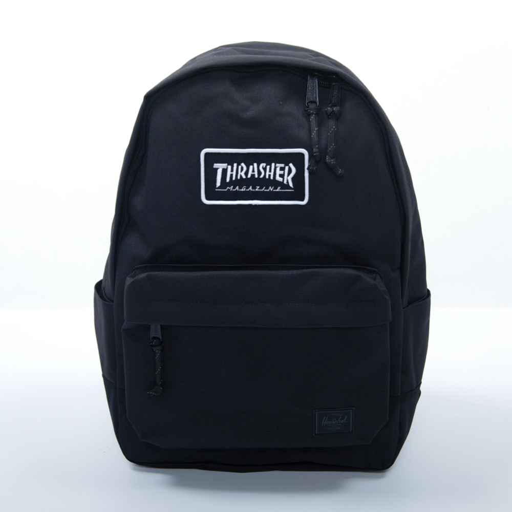 Herschel Classic 特大 XL 聯名款 Thrasher 黑色 全黑 帆布 放水壺 筆電夾層 後背包 現貨