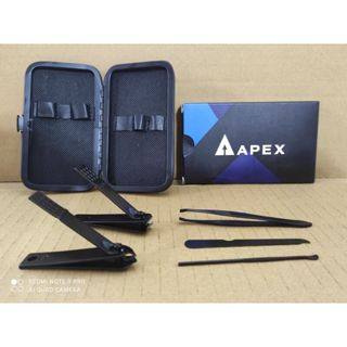 (板橋雜貨部) APEX 黑金 五件式修容組 碳鋼電鍍