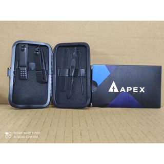 (板橋百貨店) APEX 黑金 五件式修容組 碳鋼電鍍