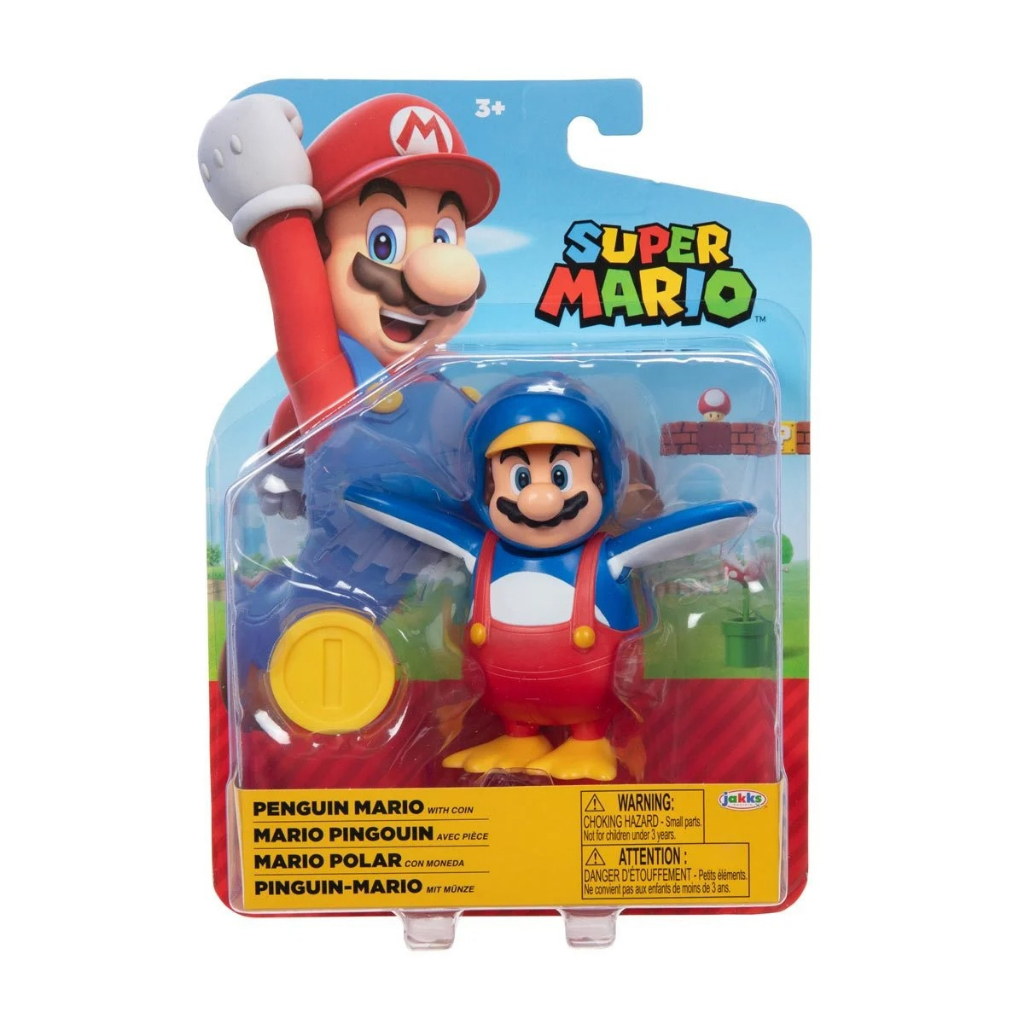 🔥成品潮玩🔥 JAKKS Nintendo 任天堂 Super Mario : 4吋公仔 PENGUIN MARIO