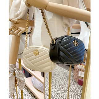【現貨】美國代購 Tory Burch TB 專櫃款 Kira 羊皮 鏈條 相機包 斜揹包