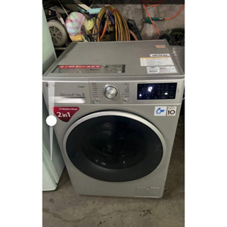 贊2017年二手中古家電樂金LG9公斤變頻滾筒洗脫烘洗衣機，型號WD-S90TCS保固3個月