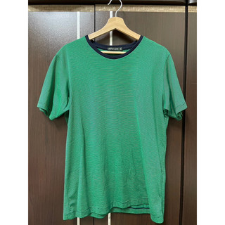 全新 Uniqlo綠藍細條紋（拆吊牌）