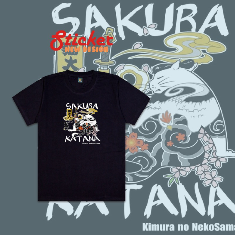 【現貨】貓大人11 貓武士｜日系萌寵短袖T恤 創意武士上衣 帥氣浮世繪短T