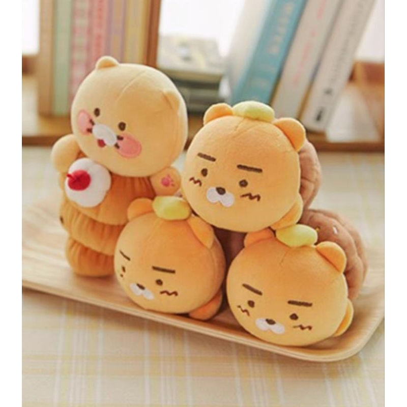 韓國代購 Kakao Friends RYAN 萊恩 畢業生禮物韓國限定限量生日禮物 春植 螺旋麵包海螺麵包造型娃娃玩偶