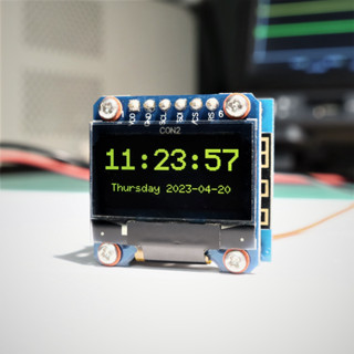 原創作品 ESP8266 Wi-Fi物聯網OLED時鐘套件 IoT SSD1306 NodeMCU Arduino