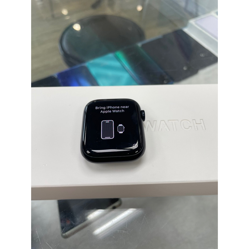 保固中Apple Watch S8 GPS 45mm 午夜色鋁金屬 電池健康100%