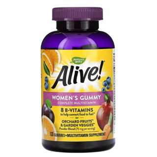 美國代購 Nature's Way, Alive! 女性完全多維生素軟糖，混合漿果味，150粒軟糖