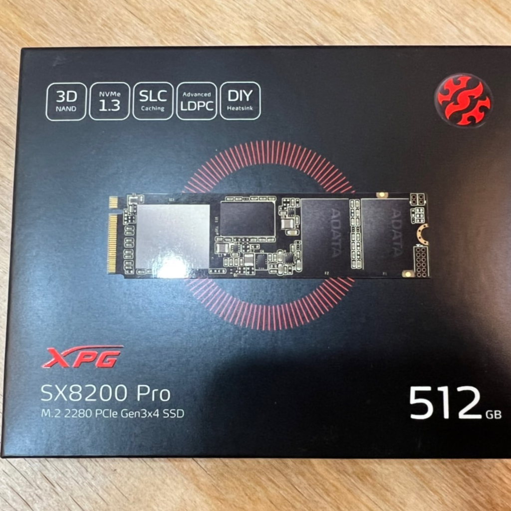 現貨 ADATA威剛 XPG SX8200Pro 512GB M.2/五年保/SSD固態硬碟/