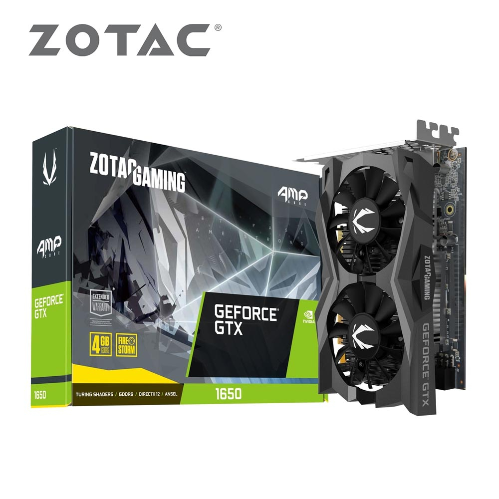 【ZOTAC 索泰】Zotac GTX1650-AMP Core 4G GDDR6顯示卡