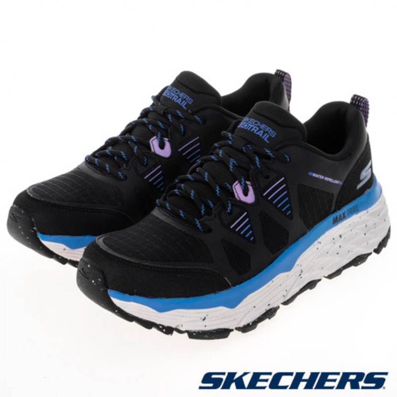 SKECHERS GO RUN MAX CUSHIONING ELITE TRAIL女款慢跑鞋（129151BKBL）