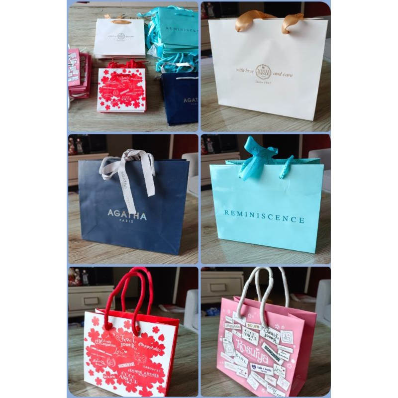 🌟全新品牌紙袋reminiscence  KOSUiYA NESTIT ANIE AGATHA手提袋厚紙袋包裝袋禮物袋