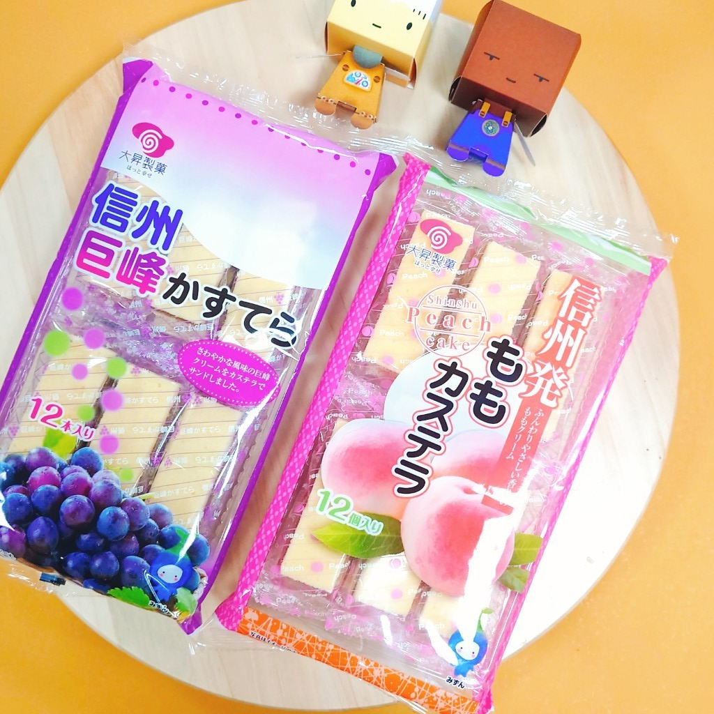 免運 現貨 快速出貨 日本 大昇製菓 蜂蜜蛋糕 卡斯特拉 白桃蛋糕 葡萄蛋糕 白桃 葡萄 小蛋糕 夾心蛋糕 日本蛋糕