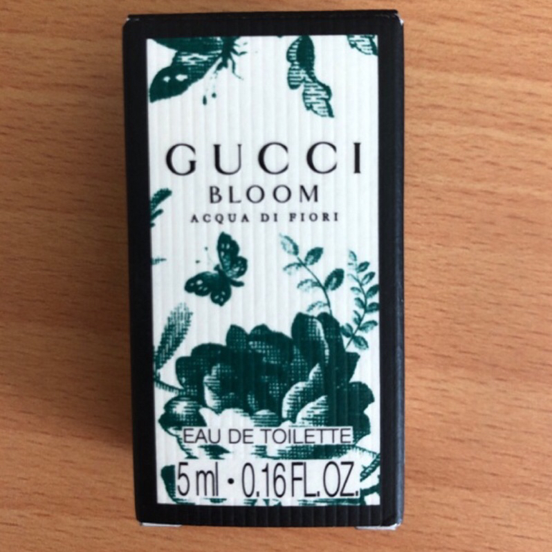 GUCCI Bloom花悅系列香水 5ml 古馳 Gucci Bloom Acqua di Fiori花悅綠漾女性淡香水