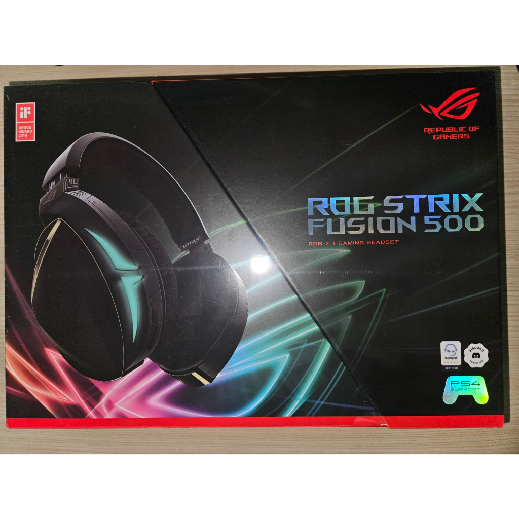 (全新未拆)華碩 ASUS ROG Strix Fusion 500 7.1聲道 HiFi 電競耳機