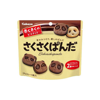 日本 Kabaya 熊貓巧克力餅乾 卡巴 牛奶巧克力 可可 零食 威化餅