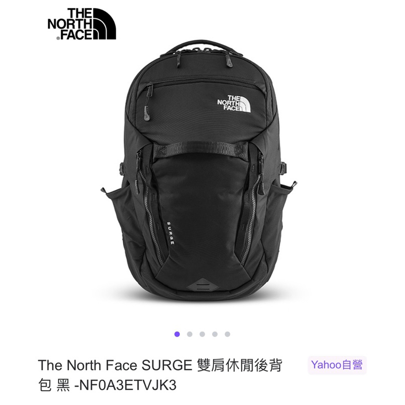 The North Face SURGE 雙肩休閒後背包 黑- NFOA3ETVJK3 男後背包 北臉後背包 電腦包