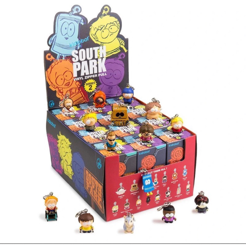 南方公園 南方四賤客 southpark kidrobot 第二代 吊飾人偶 1吋