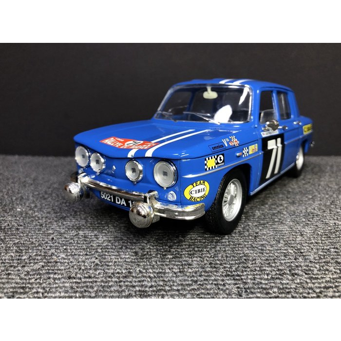 Solido 1/18 - Renault 8 1967 Monte Carlo 無盒 中古美品