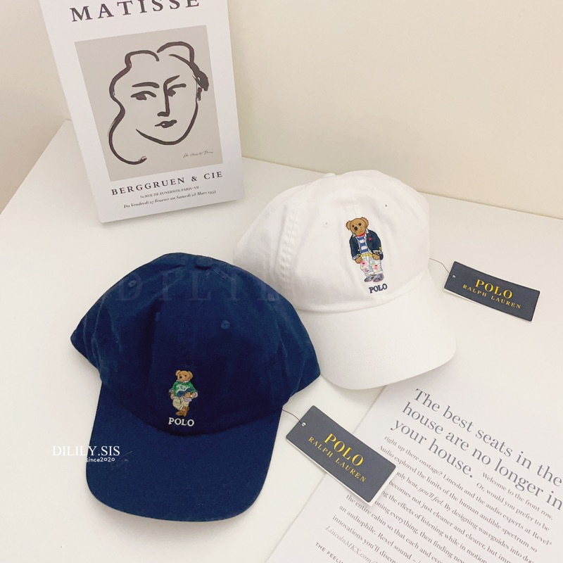 𝑫𝑰𝑳𝑰𝑳𝒀.𝑺𝑰𝑺美國代購【現貨實拍】🇺🇸Ralph Lauren Polo Bear RL 小熊 棒球帽 老帽