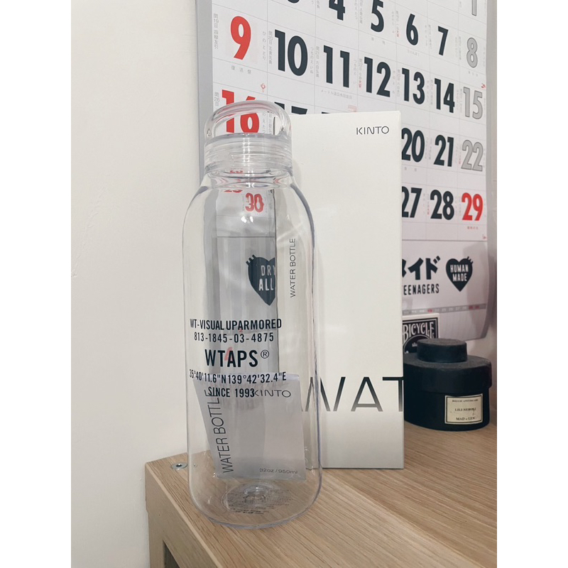【現貨剩1】Wtaps H2o / Bottle / Pct. Kinto 輕水瓶 運動水壺950ML