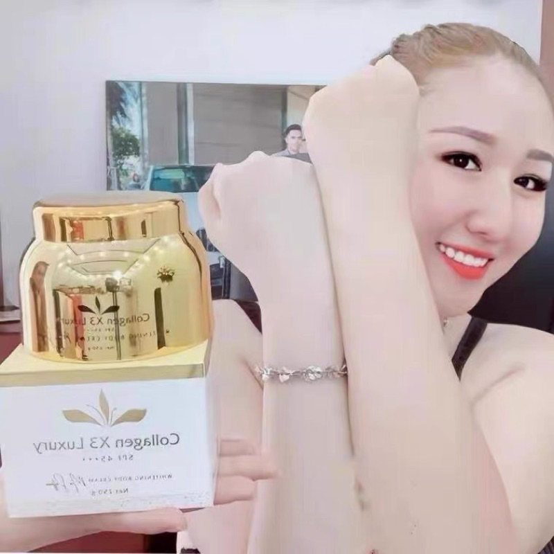 越南進口 Kem body Collagen  x3 Luxury SPF45+++防曬亮白身體乳。250g/1盒。現貨