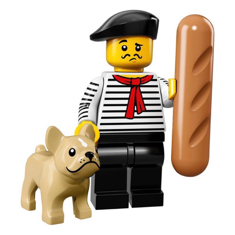 LEGO 樂高 71018 第17代 9號 French Man 鬥牛犬主人 全新未組裝