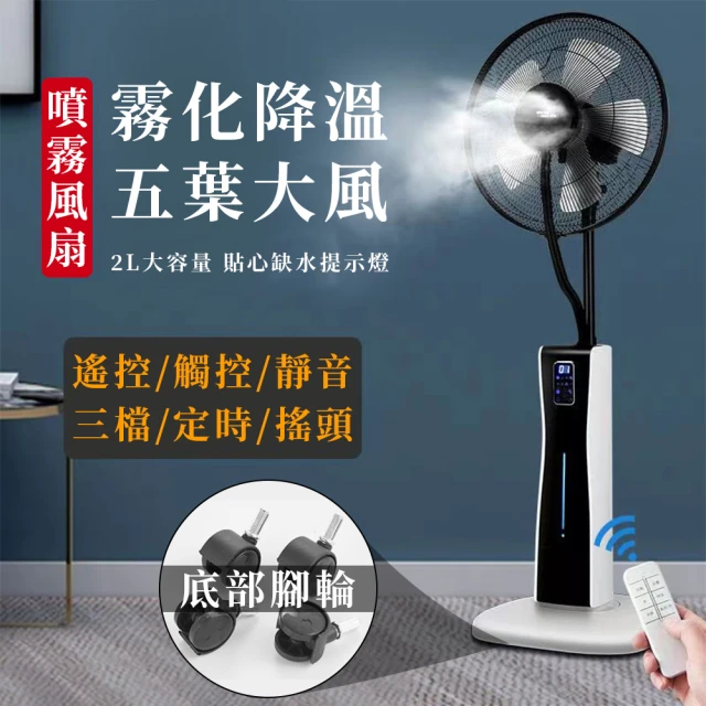 現貨免運 水冷霧化電風扇 落地扇 工業風扇/霧化扇 16吋負離子水冷扇 噴霧風扇 3段式 WU-FS06A1