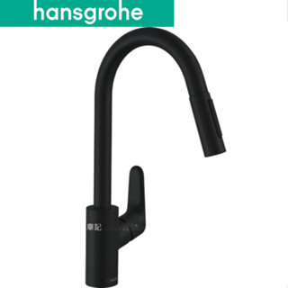 hansgrohe Focus M41 伸縮廚房龍頭(霧黑) 31815-67