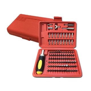 【創藝】手動工具套裝組 101件套電鑽配件多功能工具套件組 手動工具組 螺絲起子十字 一字 星型螺絲起子(臺灣快速出貨)