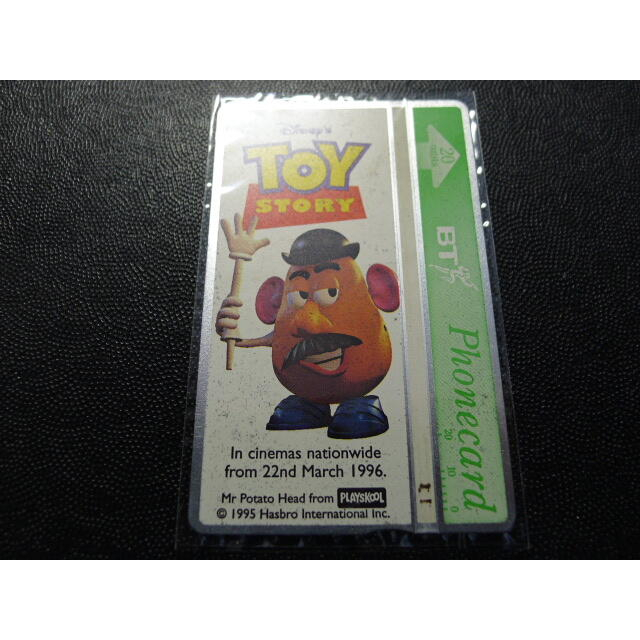 ㊣集卡人㊣世界各國電話卡- BT 光學式 Phonecard TOY STORY 迪士尼 玩具總動員（英國）
