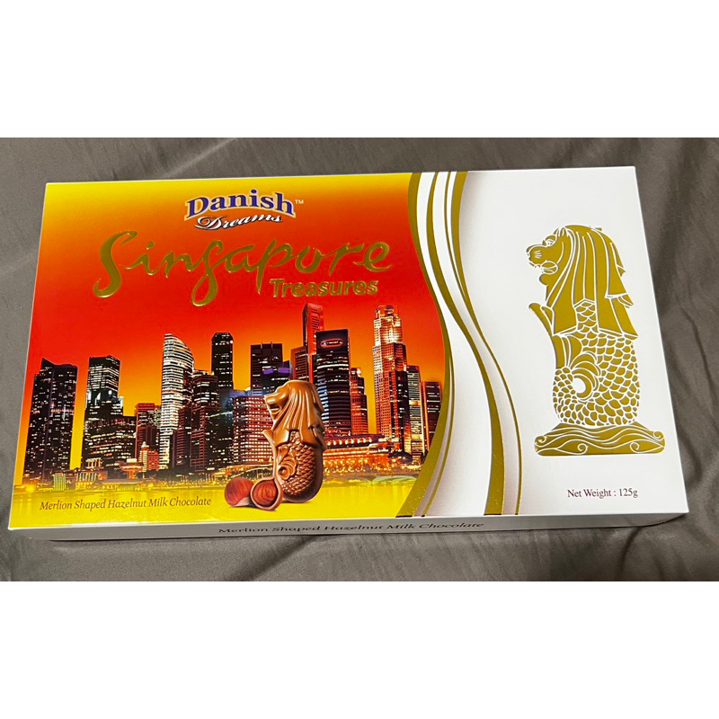 新加坡魚尾獅造型巧克力（馬來西亞版）（超商取貨限量發售10盒超過請下第二次單）