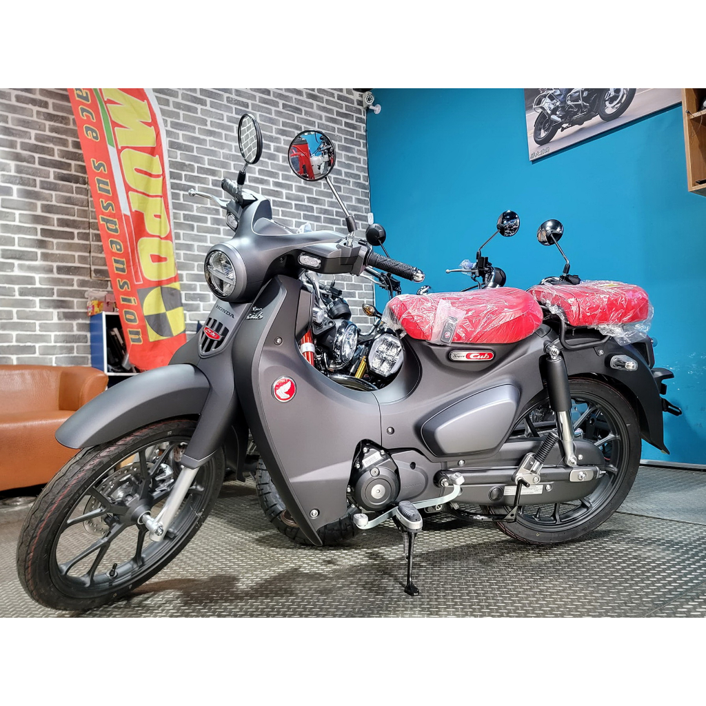 【勝大重機】2023 HONDA SUPER CUB C125 標準版 雙座墊 全新車售價$16.8萬 消光黑 經典圓燈