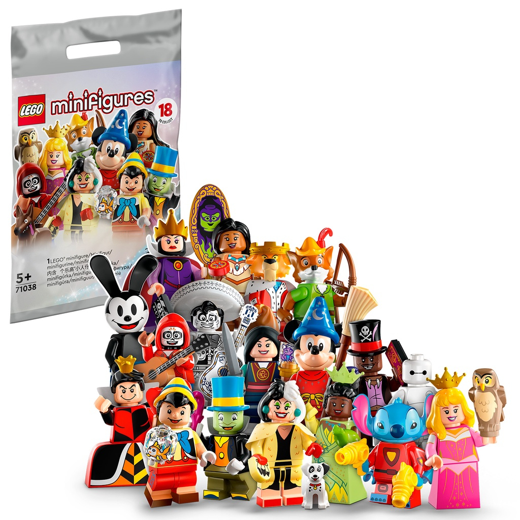 【樂GO】樂高 LEGO 71038 LEGO® Minifigures 迪士尼100週年紀念 一套18隻 可自取 正版