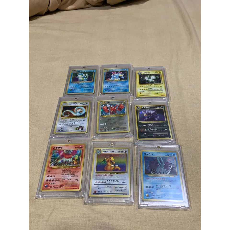 Pokémon 寶可夢 PTCG 日版 初代  大力鱷 三合一磁怪 哈克龍 巨鉗螳螂 黑魯加  快龍 水君