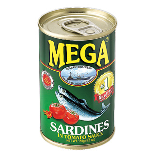 【Ellen家居】菲律賓 Mega 蕃茄醬 沙丁魚罐 155g