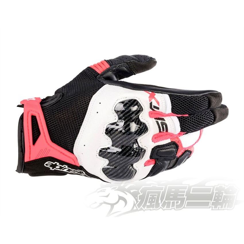 【瘋馬二輪】A星 ALPINESTARS Stella SMX-R 碳纖護具 半皮手套 女版 透氣 短手套 亞洲限定