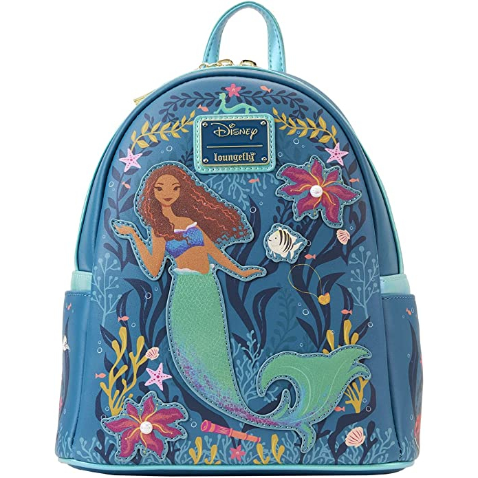 預購❤️正版❤️美國迪士尼 Loungefly愛麗兒 mermaid小美人魚 公主 電影版 真人版 書包 包包 後背包