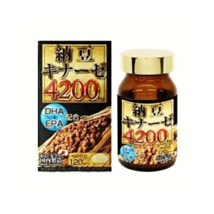 【🇯🇵日本直送】日本境內熱賣 納豆激酶 魚油 4000fu 120粒 (60日份)