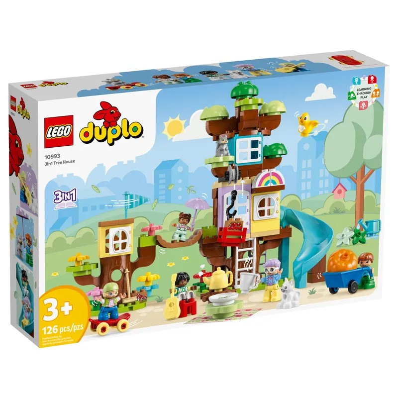 樂高LEGO得寶® 幼兒系列三合一樹屋10993