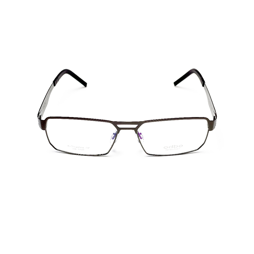 【全新特價】odbo 鈦金屬光學眼鏡鏡框 1192 C2GD 亮槍色 輕量化無螺絲設計