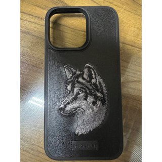 IPhone 13 pro 韓國手機殼 DesignSkin 狼刺繡