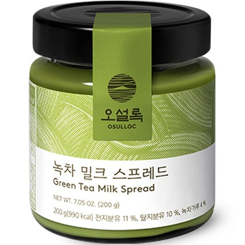 OSULLOC | 綠茶牛奶醬 (200g) 抹茶牛奶 Green Tea Milk Spread